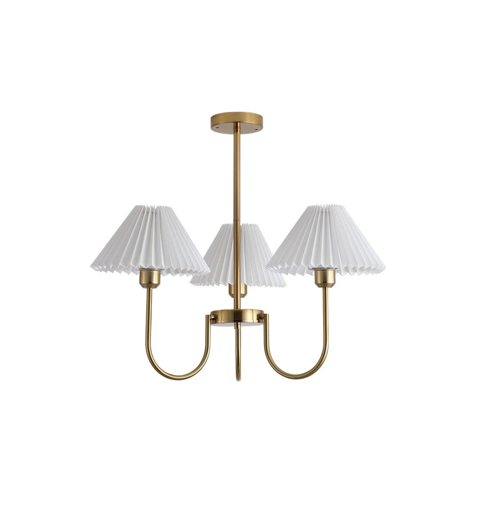 Lenore Pleated Chandelier - DEPRIMO