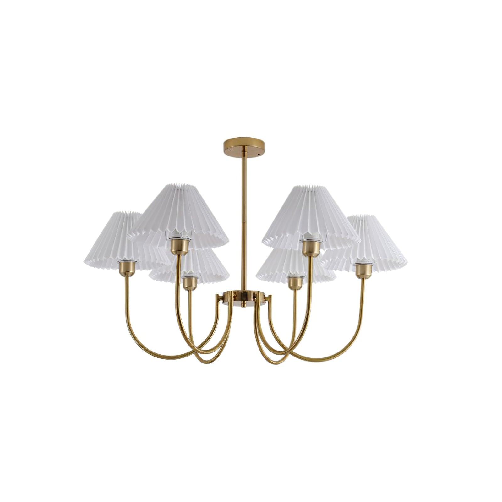 Lenore Pleated Chandelier - DEPRIMO