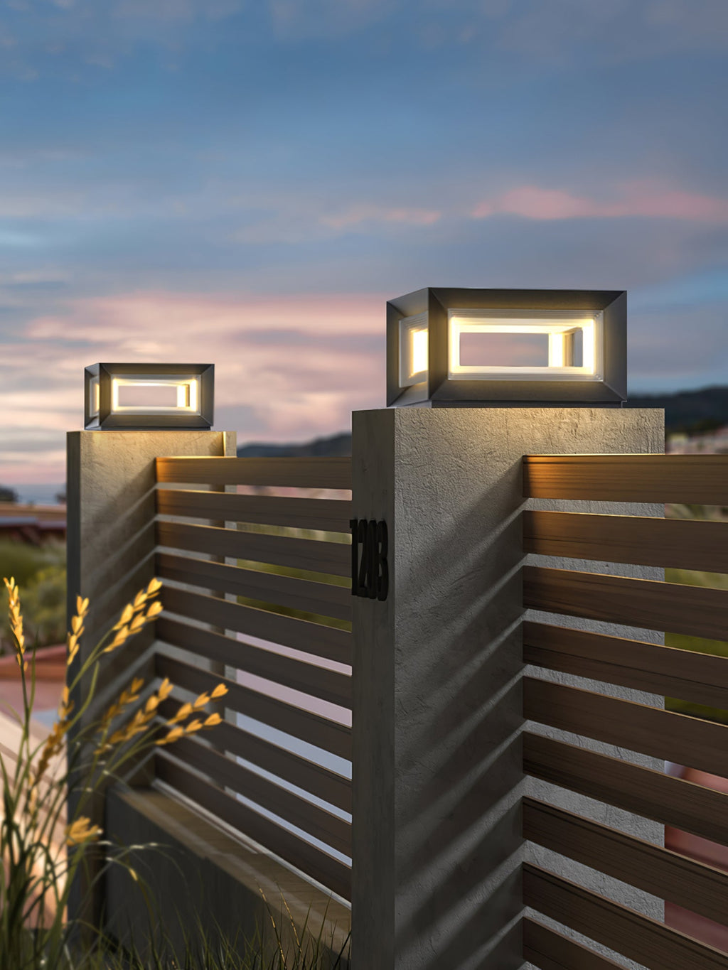 Зовнішній стовпчастий світильник Light Cube