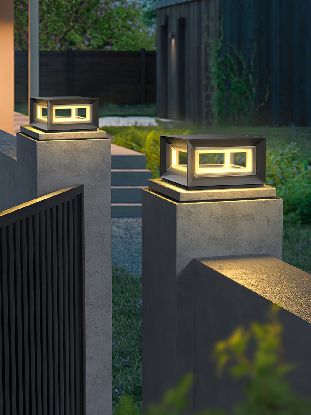 Зовнішній стовпчастий світильник Light Cube