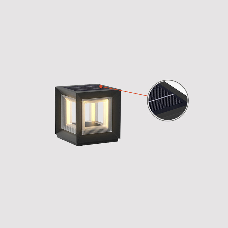 Зовнішній стовпчастий світильник Light Cube