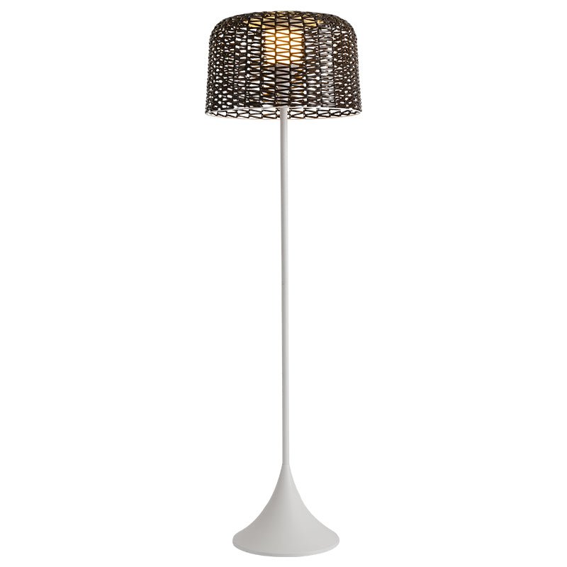 Callum Woven Solar Floor Lamp - Vakkerlight