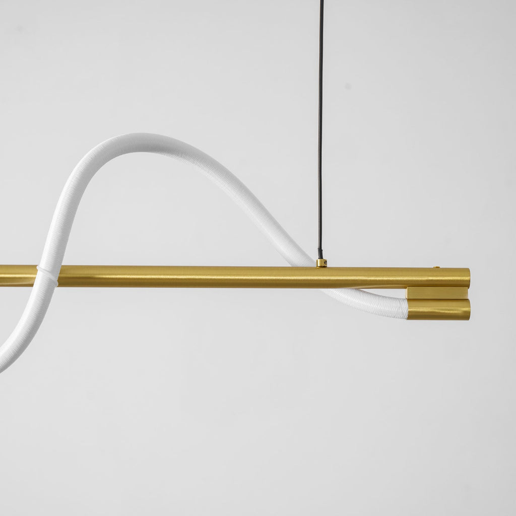 Острівний підвісний світильник Linear Curve