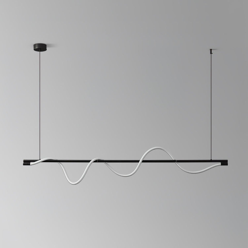 Острівний підвісний світильник Linear Curve