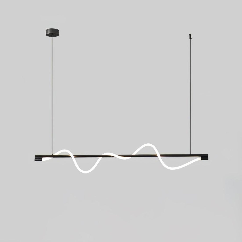 Острівний підвісний світильник Linear Curve