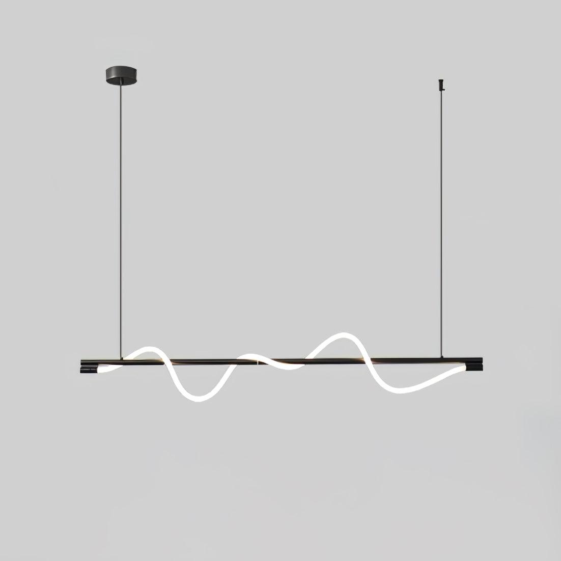 Острівний підвісний світильник Linear Curve