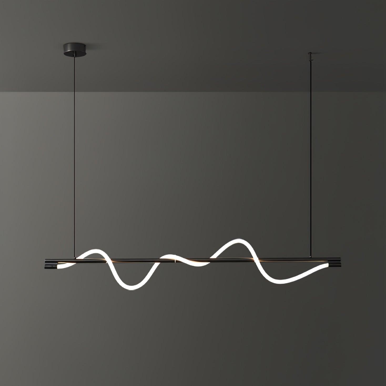 Linear Curve Island Pendant Lamp - DEPRIMO