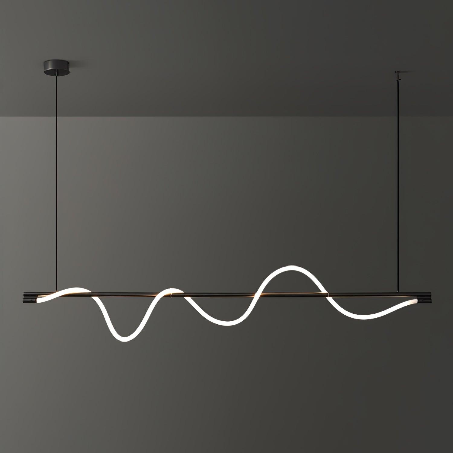 Linear Curve Island Pendant Lamp - DEPRIMO