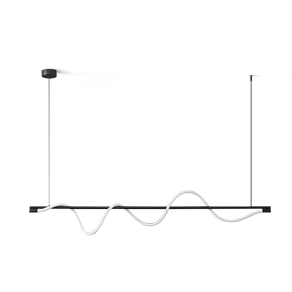 Острівний підвісний світильник Linear Curve