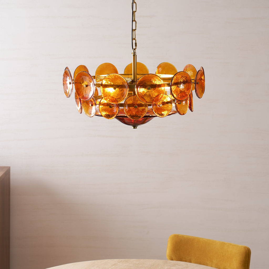 Люстра Solaris Disc Murano