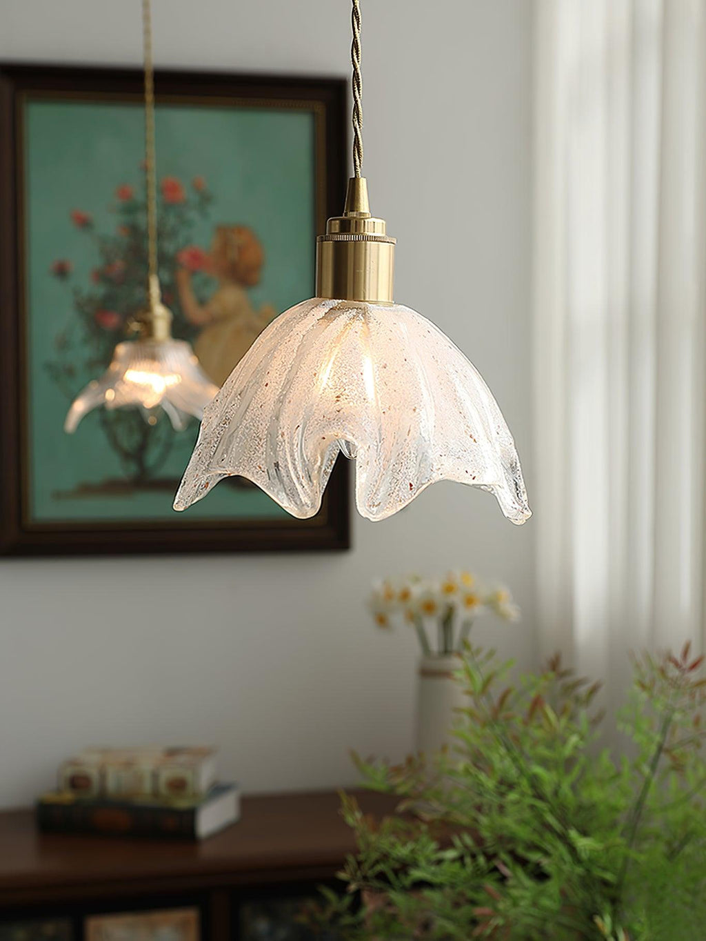 Маленький підвісний світильник Lotus Crystal
