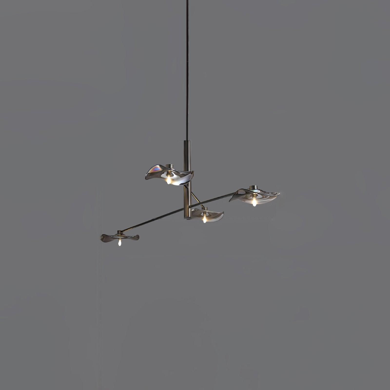 Lotus Leaves Glass Chandelier - DEPRIMO