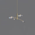 Lotus Leaves Glass Chandelier - DEPRIMO
