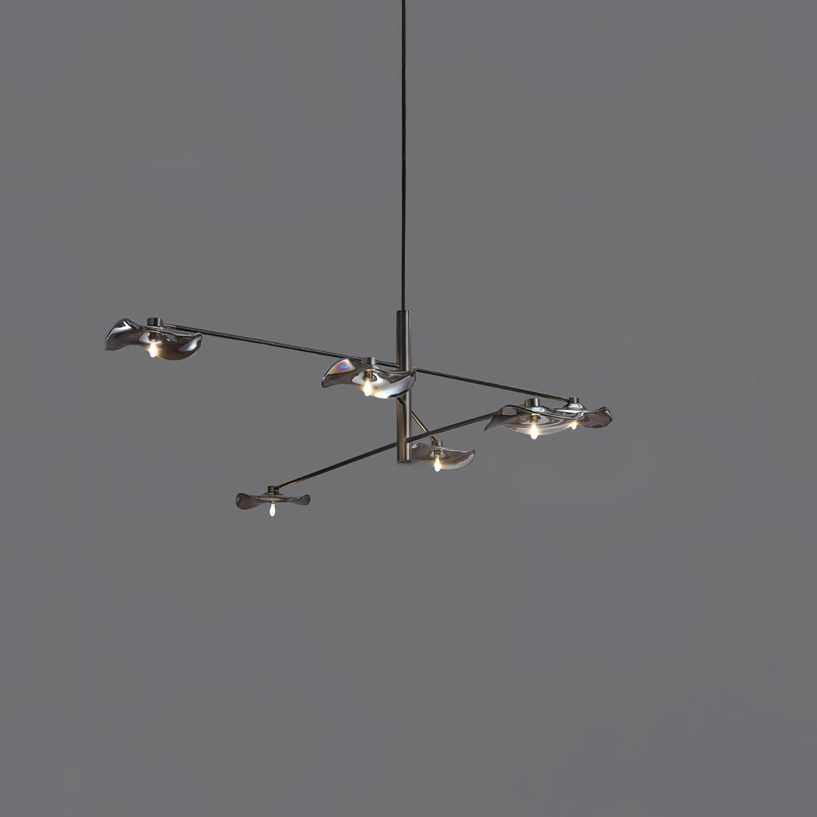 Lotus Leaves Glass Chandelier - DEPRIMO