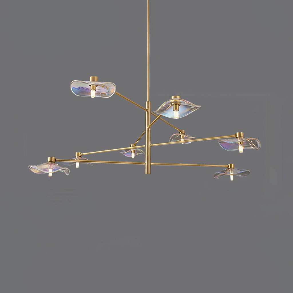 Lotus Leaves Glass Chandelier - DEPRIMO