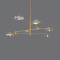 Lotus Leaves Glass Chandelier - DEPRIMO