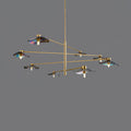 Lotus Leaves Glass Chandelier - DEPRIMO