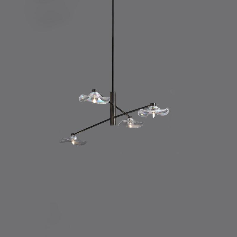Lotus Leaves Glass Chandelier - DEPRIMO