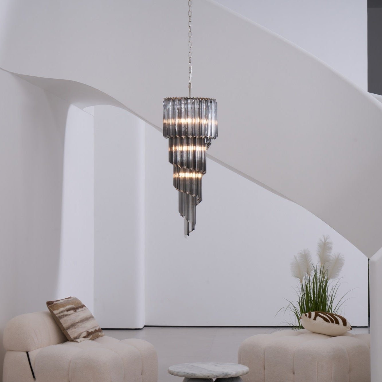 Люстра Lucente Noir Spiral