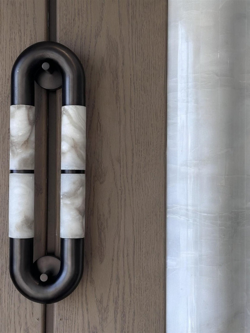 Настінний світильник Luma Arc Twin Alabaster