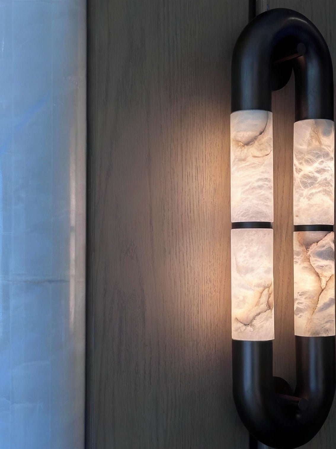 Настінний світильник Luma Arc Twin Alabaster