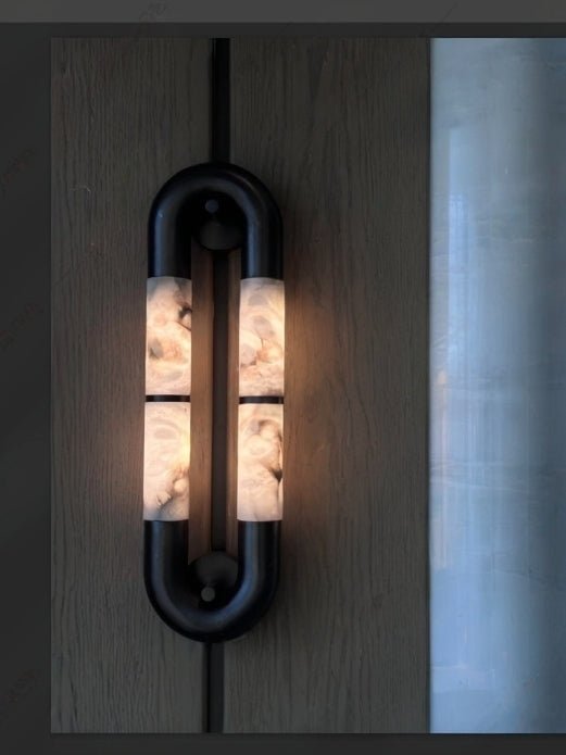 Настінний світильник Luma Arc Twin Alabaster