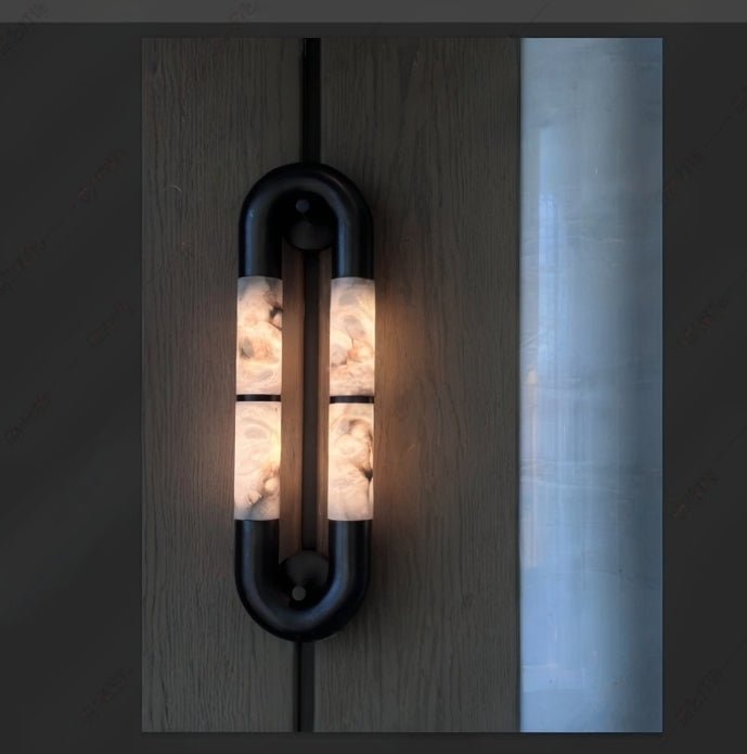 Настінний світильник Luma Arc Twin Alabaster
