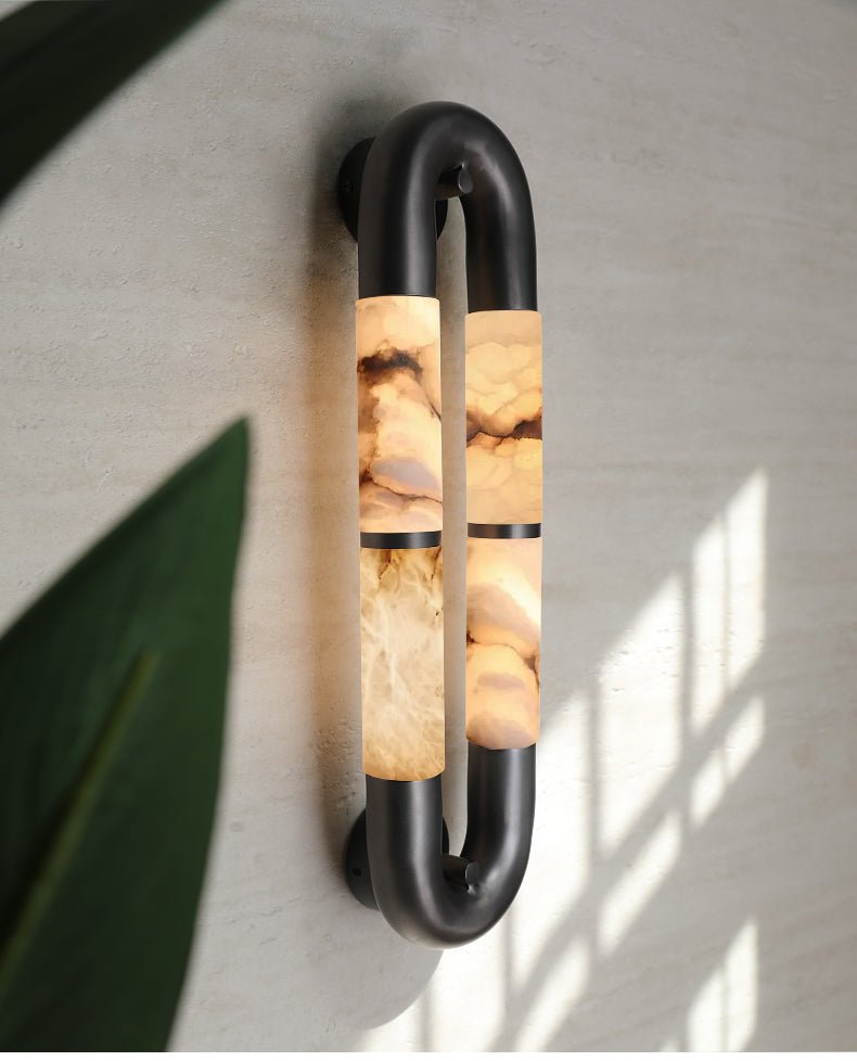 Настінний світильник Luma Arc Twin Alabaster