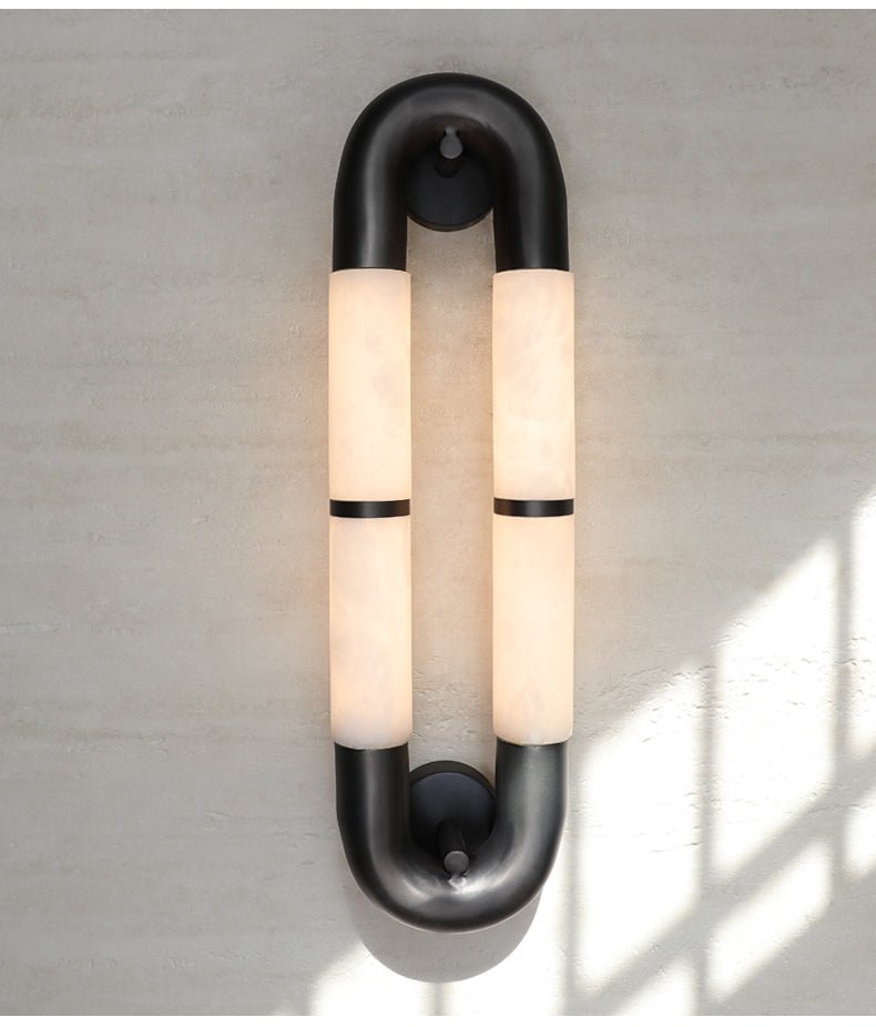 Настінний світильник Luma Arc Twin Alabaster