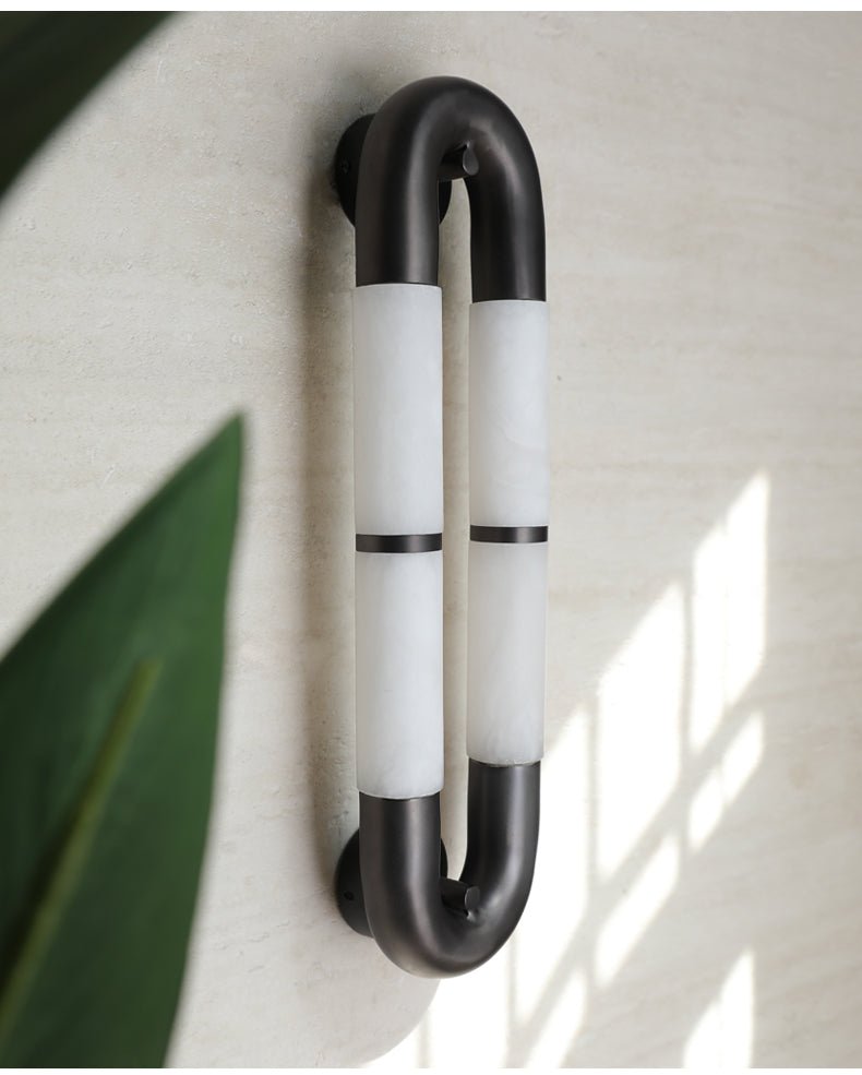 Настінний світильник Luma Arc Twin Alabaster