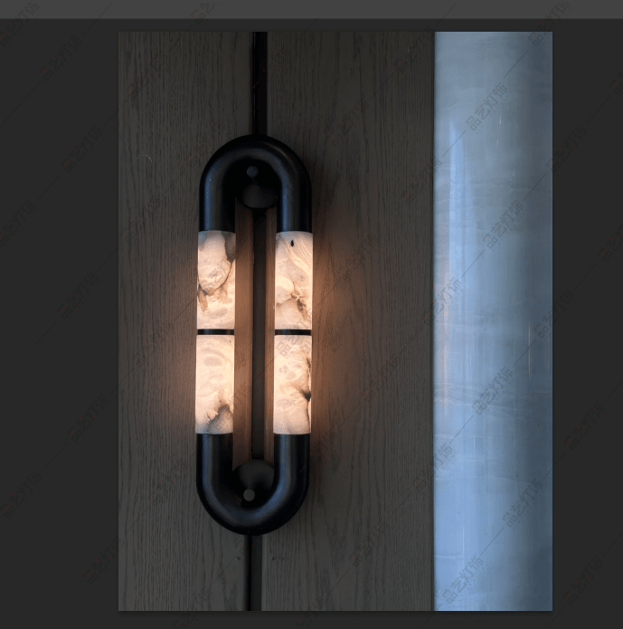 Настінний світильник Luma Arc Twin Alabaster