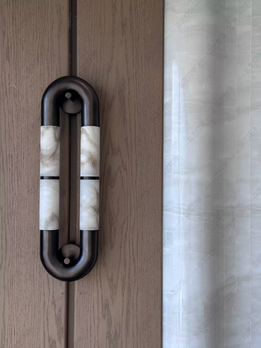 Настінний світильник Luma Arc Twin Alabaster