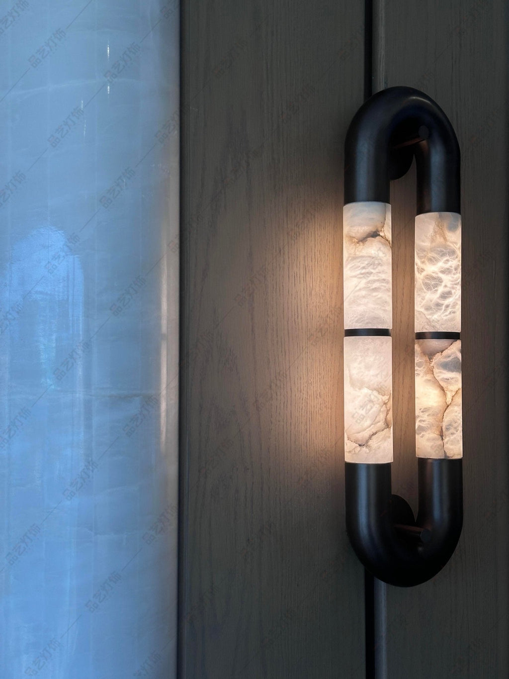 Настінний світильник Luma Arc Twin Alabaster