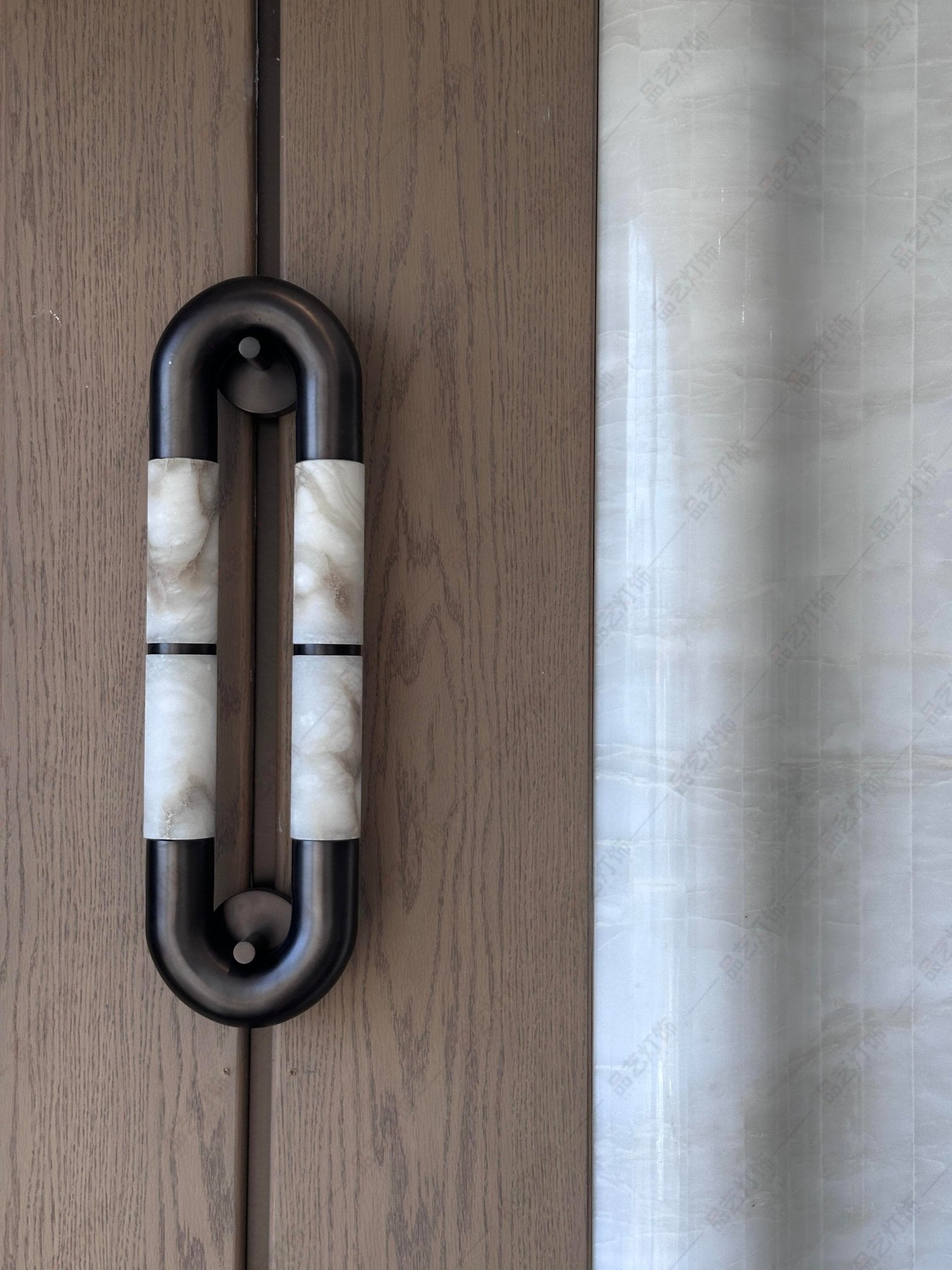 Настінний світильник Luma Arc Twin Alabaster