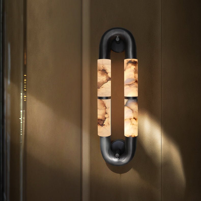 Настінний світильник Luma Arc Twin Alabaster