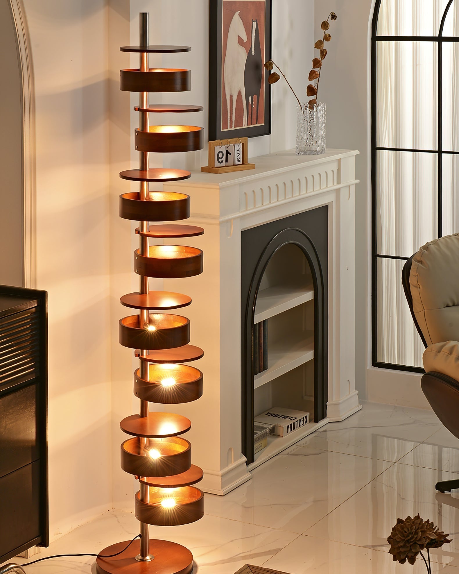 Luminis Wooden Floor Lamp