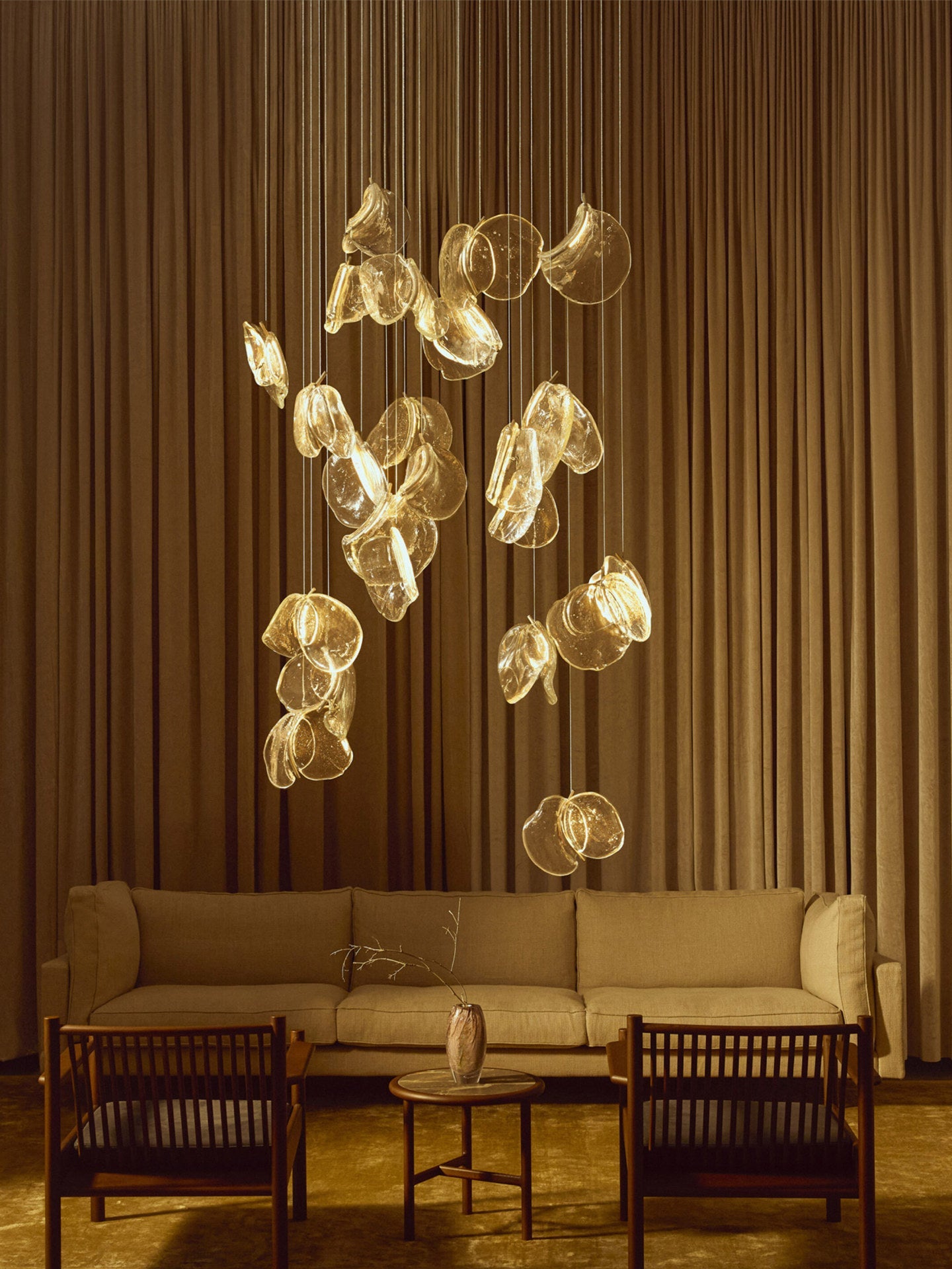 Підвісний світильник Luminous Glass Petals