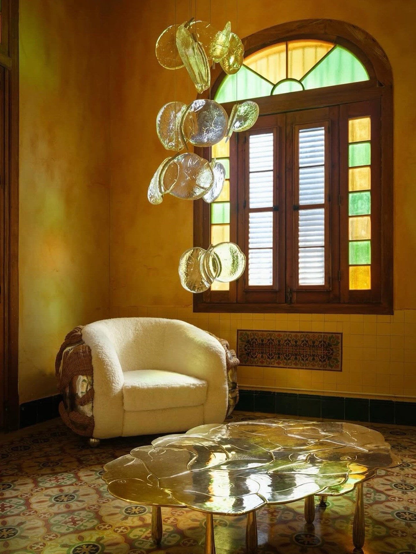 Підвісний світильник Luminous Glass Petals