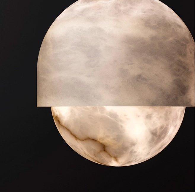 Підвісний світильник Lunar Dome Alabaster