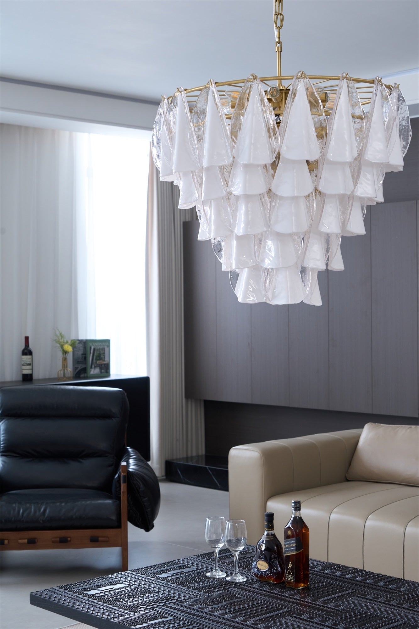 Люстра Lunara White Murano