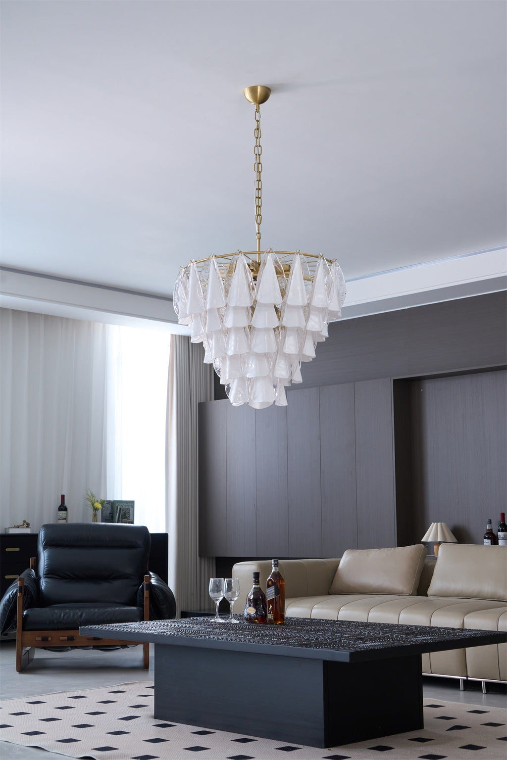 Люстра Lunara White Murano
