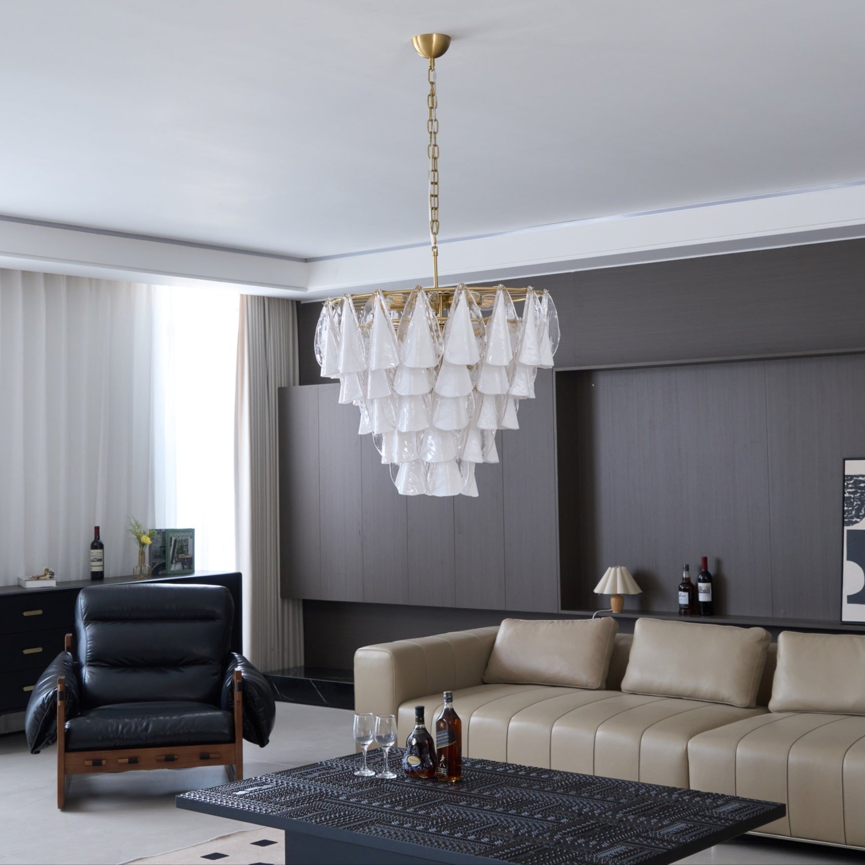 Люстра Lunara White Murano