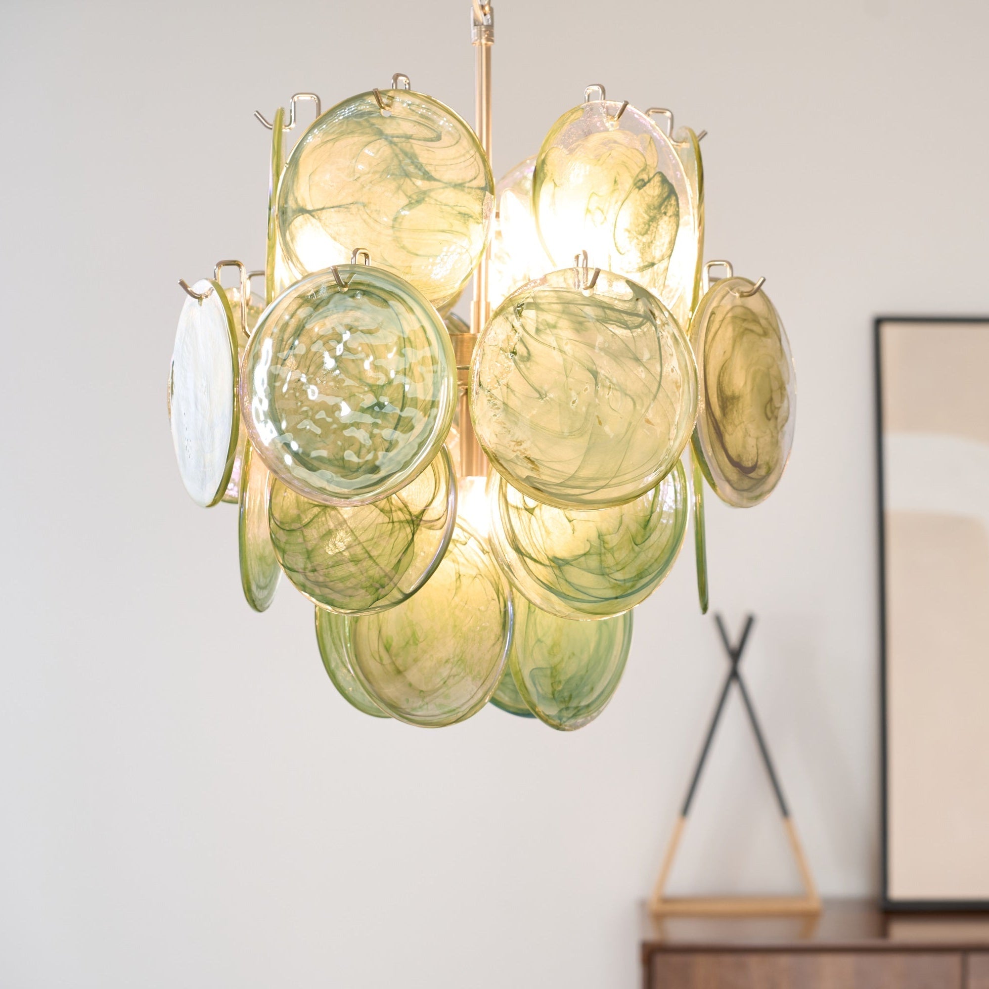 Подвесная люстра Lunaria Disc Murano