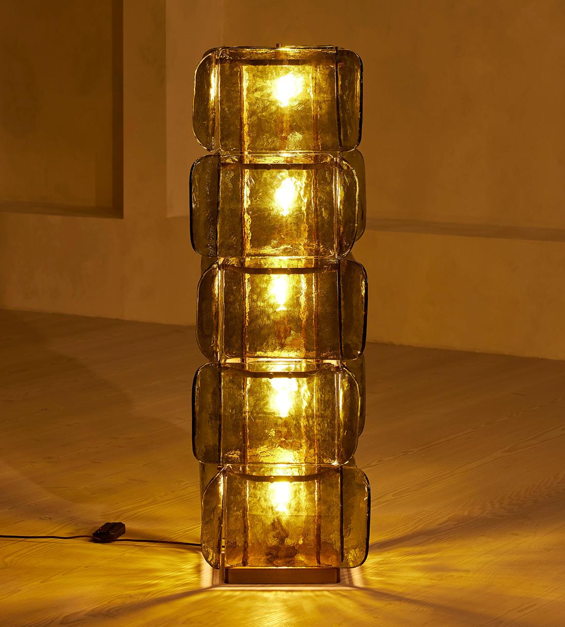 Торшер Lush Glass Tower
