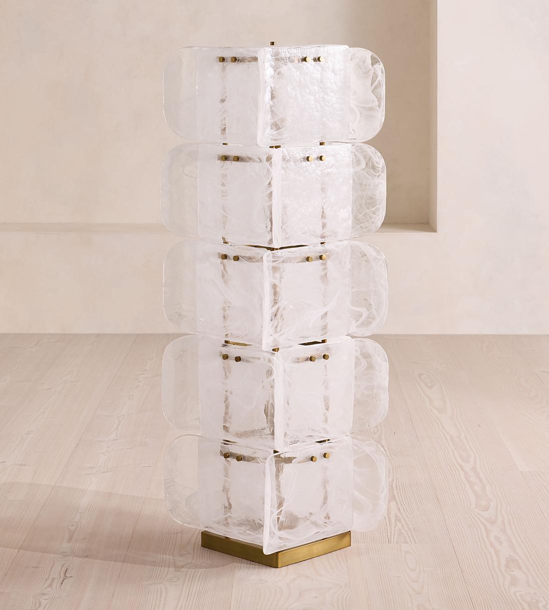 Торшер Lush Glass Tower
