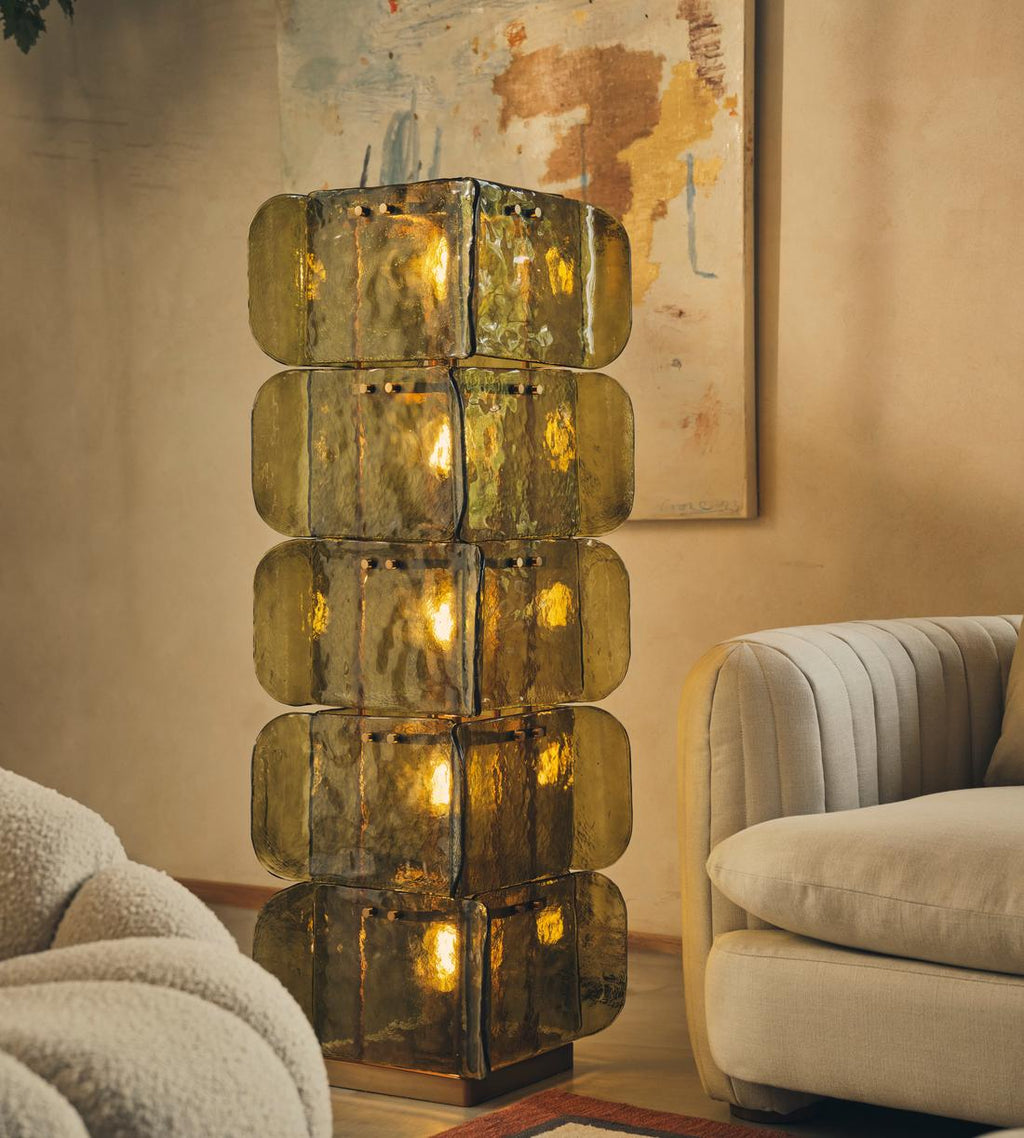Торшер Lush Glass Tower