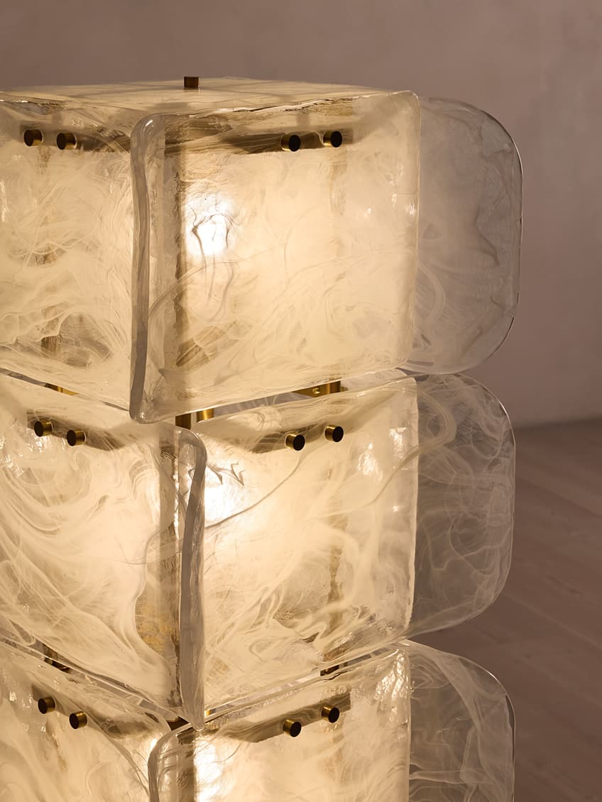 Торшер Lush Glass Tower