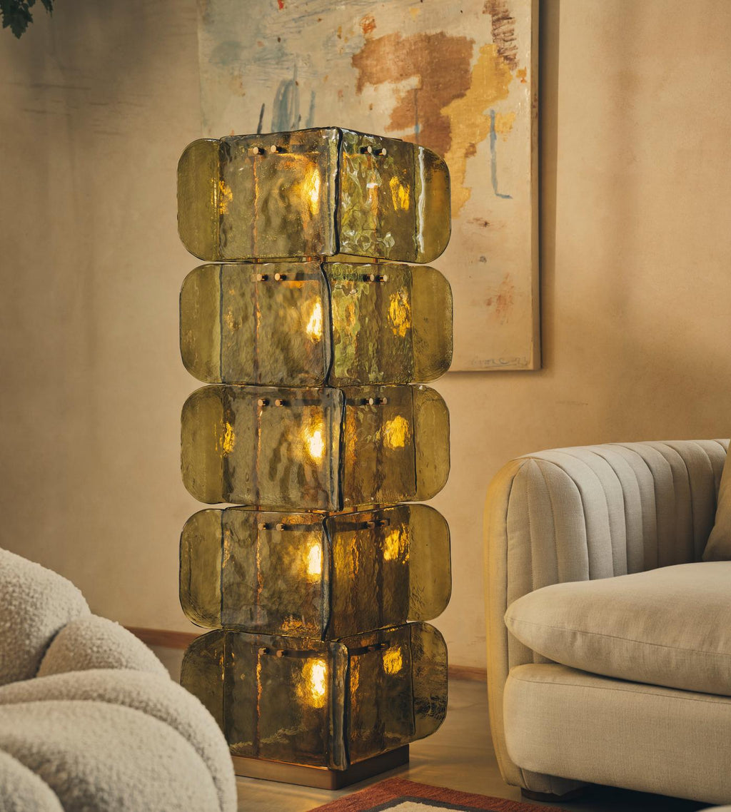 Торшер Lush Glass Tower