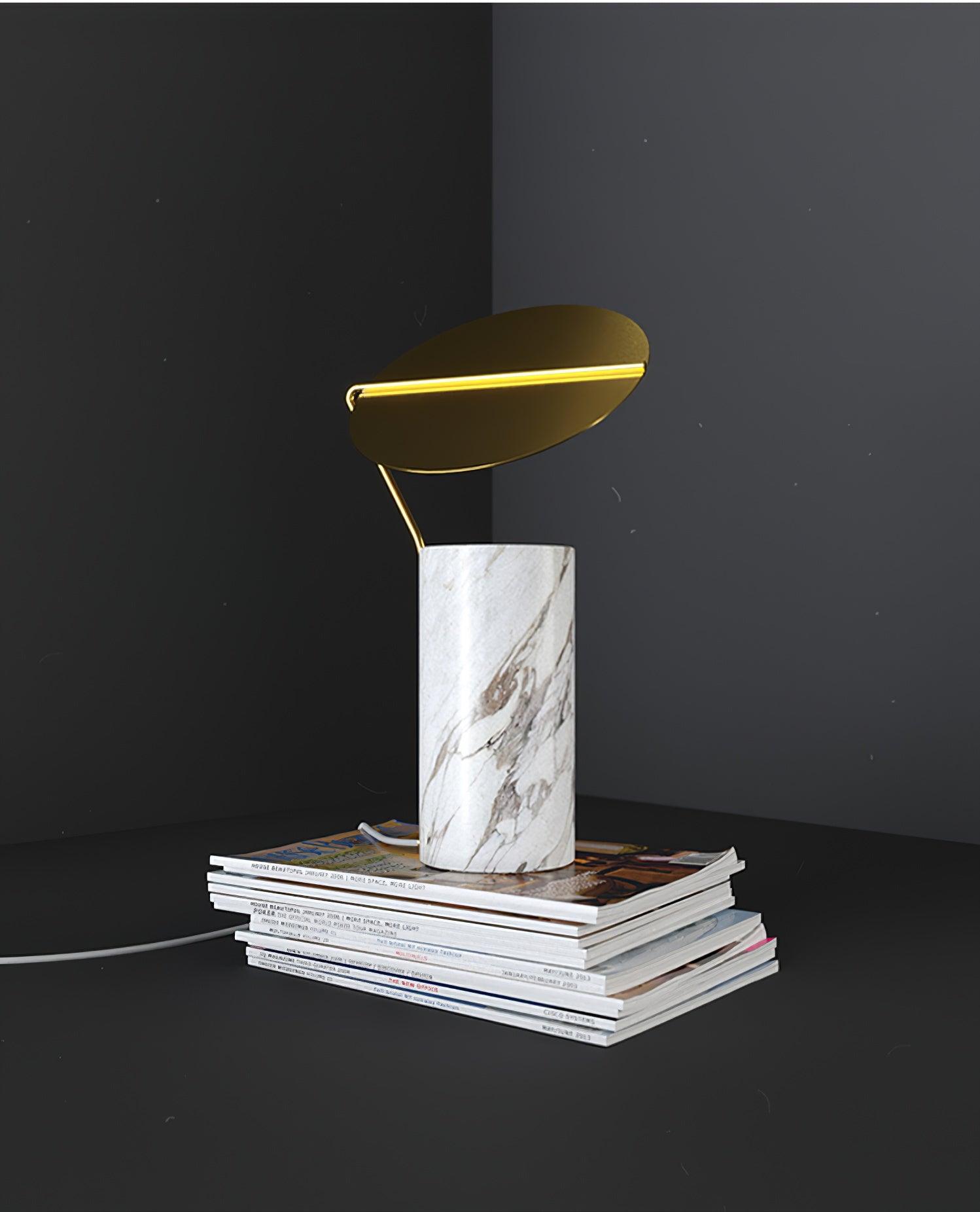 Metava Marble Coffee Table Lamp