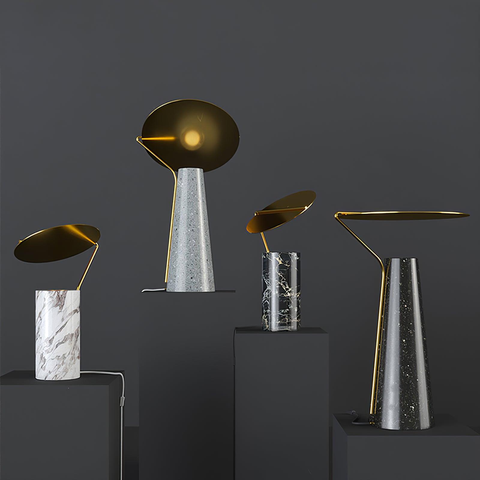Metava Marble Coffee Table Lamp